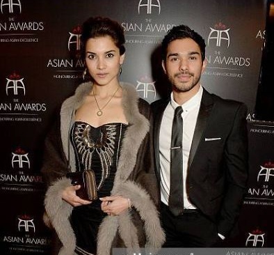 Amber Rose Revah with her sweetheart Neet Mohan