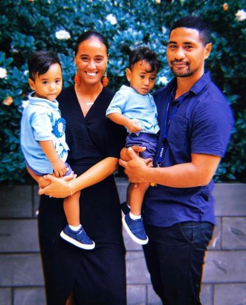 Beulah Koale and his wife and two children Issac Koale and Xavier Koale