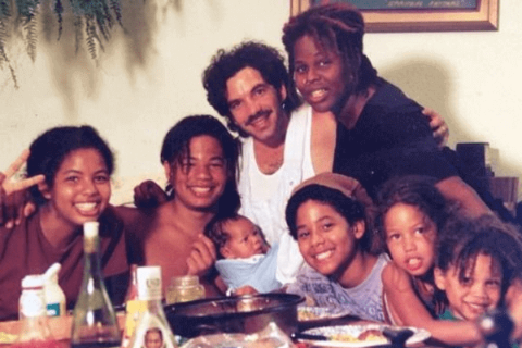 Joel Smollett with his family