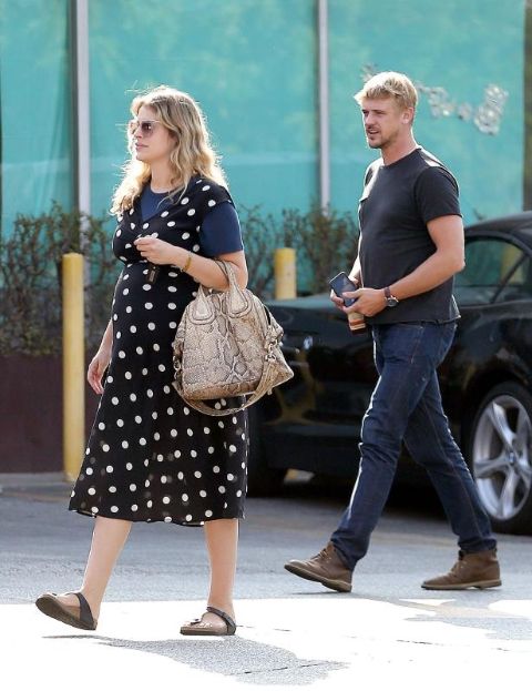 Boyd Holbrook and her husband welcomed a son.