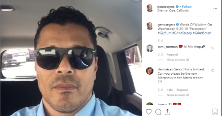 Geno post life lessons on hi Instagram