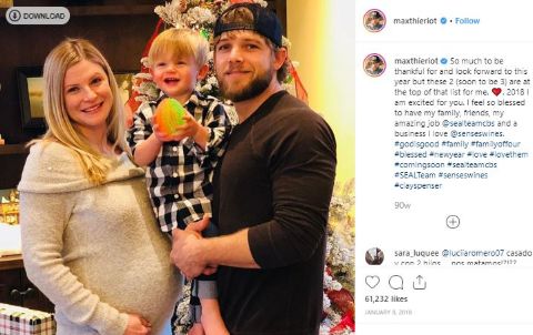 Max Thieriot is the proud father of his child. 