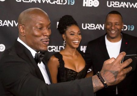 Nafessa WIlliams and Tyrese Gibson shared a screen in  the movie Black and Blue.