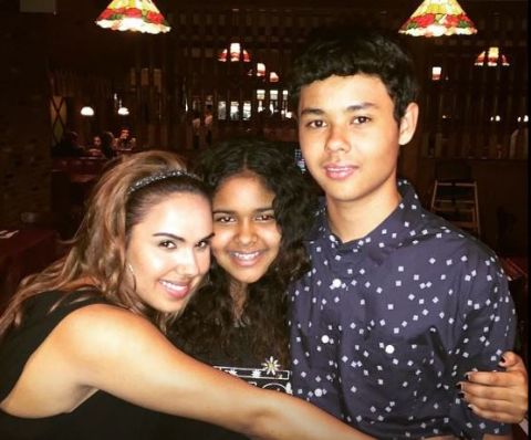 Kristinia DeBarge is living happy life along with her family member.