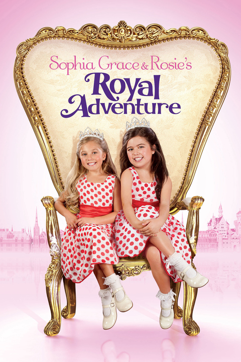 Rosie McClelland and Sophia Grace featuring in the film "Sophia Grace and Rosie's Royal Adventure" by Warner bros