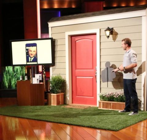 Jamie Siminoff caught on camera while pitching his idea in Shark Tank.