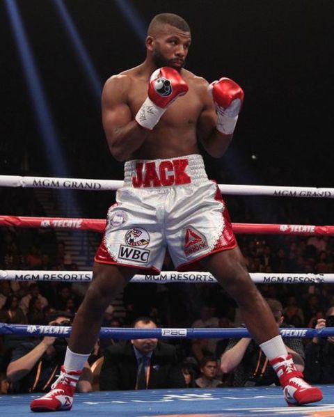 Badou Jack clicked while fighting in a match.