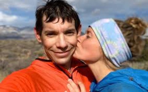 Alex Honnold with his love of life, Sanni Mccandless.
