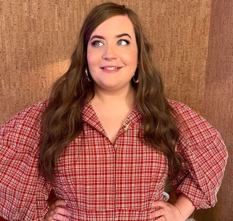 Saturday Night Live's Aidy Bryant poses for a picture.