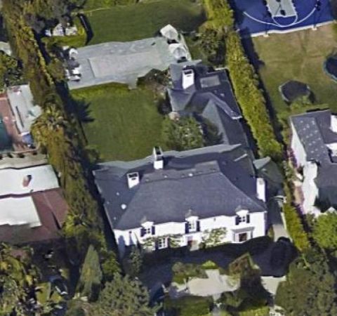 Robert Kotick's massive villa at California.