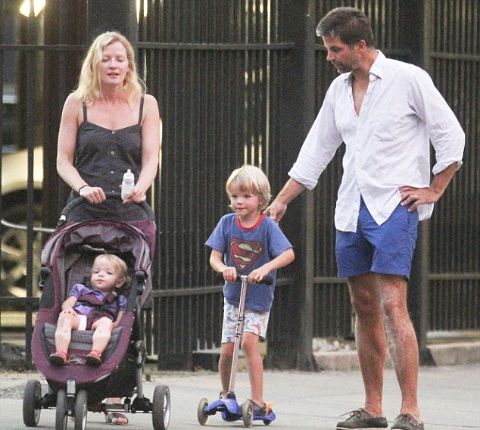 Gretchen Mol clicked along with her husband, Kip Williams and their children, Ptolemy and Winter.