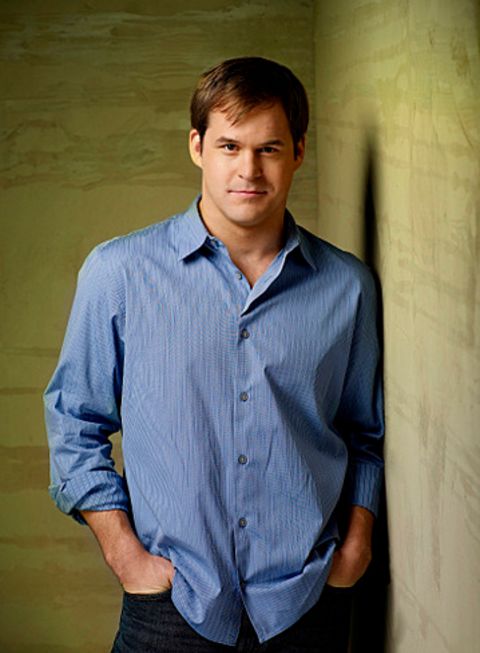 Kyle Bornheimer giving a pose in one of his photoshoots.