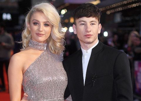 Barry Keoghan giving a pose with his girlfriend, Shona Guerin.