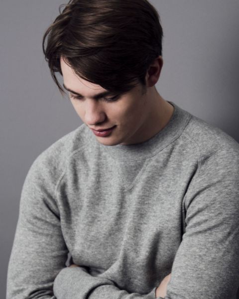 Nicholas Galitzine giving a pose in a photoshoot.