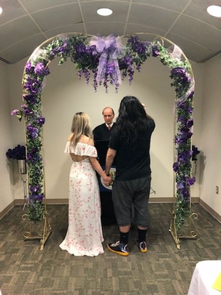 Lisha Wei and Michael Santana on their wedding day!