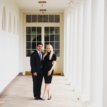 Michael Boulos and Tiffany Trump on the day they announced their engagement