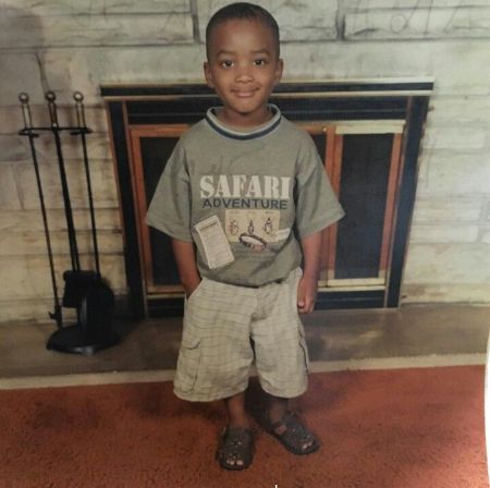 Algee Smith when he was a kid.